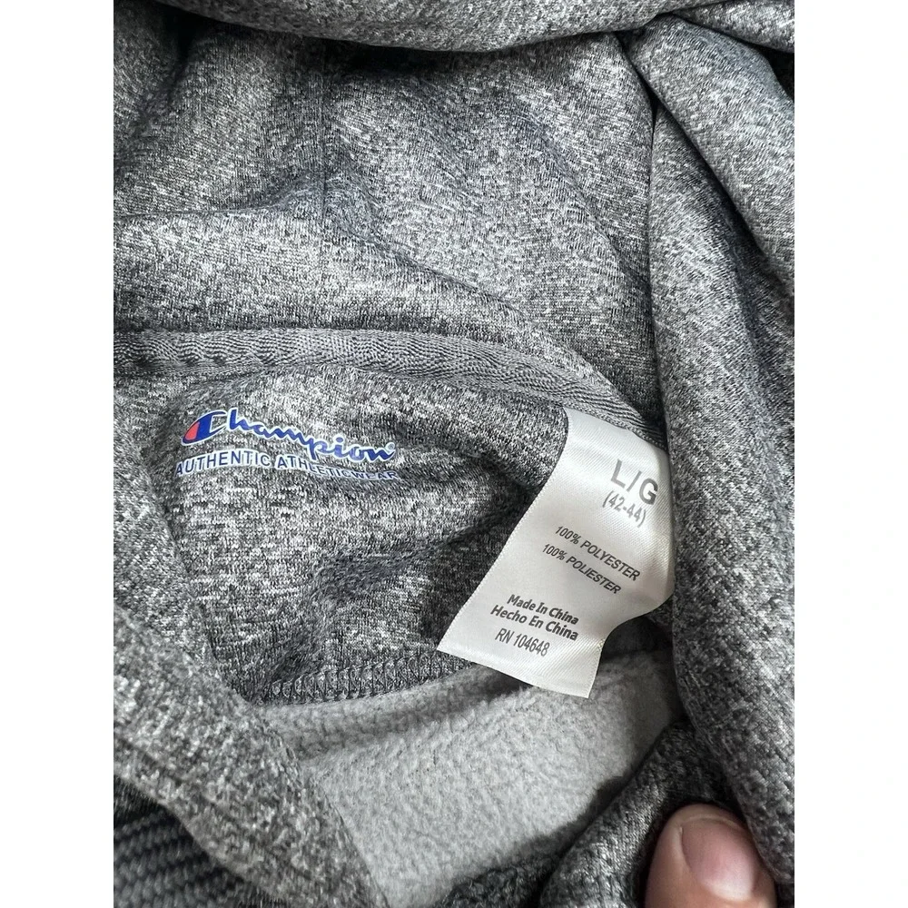St Louis Blues Hoodie Gray Size Large Hockey Champion Brand